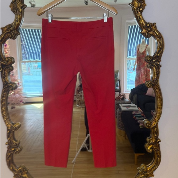 Akris Punto Red Cotton pant size 6 excellent condition - Picture 7 of 8
